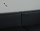 Schwarz Sofa Sitzlandschaft Schlaffunktion - Vorschaubild 4