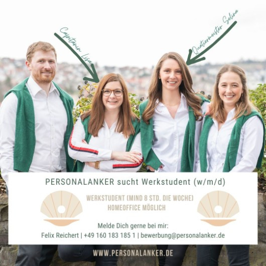 WERKSTUDENT (W/M/D) BROMANAGEMENT