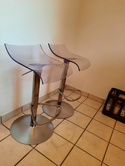 2 Designer Barhocker