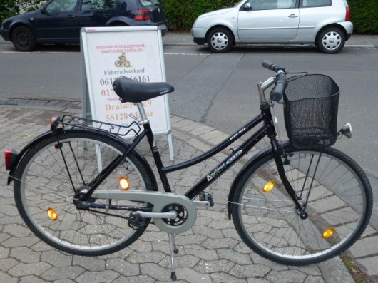 (130) 7 Gang Rcktrittsbremse Korb am Lenker