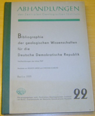 Bibliographie der geologischen Wissenschaften 22