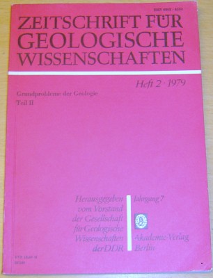 Zeitschrift fr Geologische Wissenschaften 1979/2