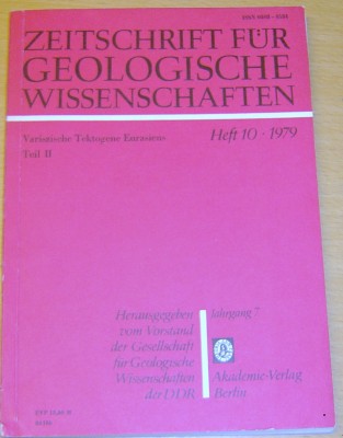 Zeitschrift fr Geologische Wissenschaften 1979/10