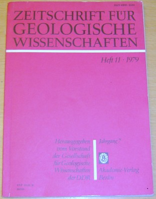 Zeitschrift fr Geologische Wissenschaften 1979/11