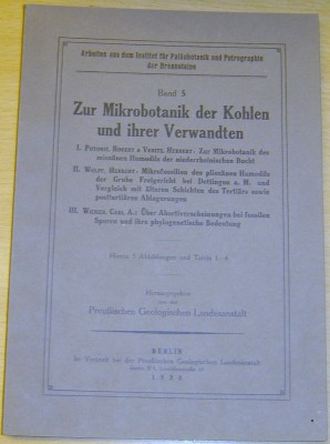 Arbeiten aus dem Institut fr Palobotanik und 5