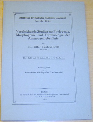 Vergleichende Studien zur Phylogenie, Morphogenie