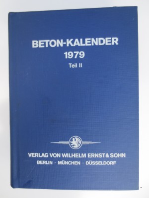 Beton-Kalender 1979 Teil II