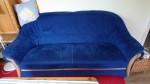 Sofa, blau, 2,5-Sitzer