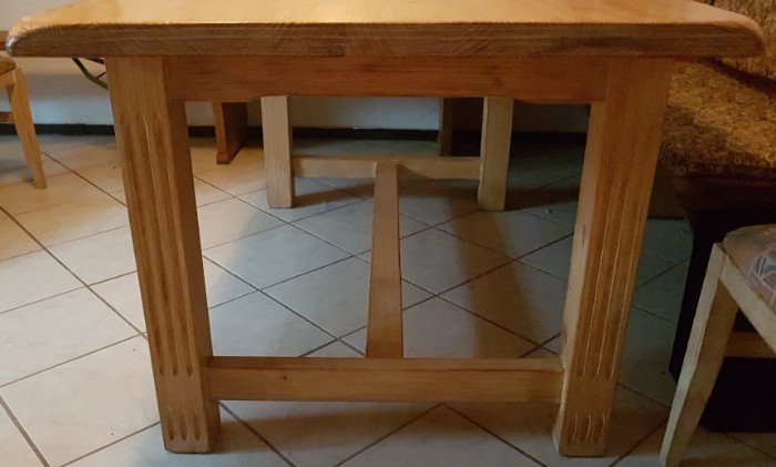 Esszimmertisch Pinie massiv mit 6 Stühlen Esszimmertisch Pinie massiv mit 6 Stühlen