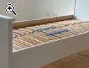 Sehr schnes Bett in wei von Ikea, neuwertig - Vorschaubild 2