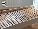 Sehr schnes Bett in wei von Ikea, neuwertig - Vorschaubild 3