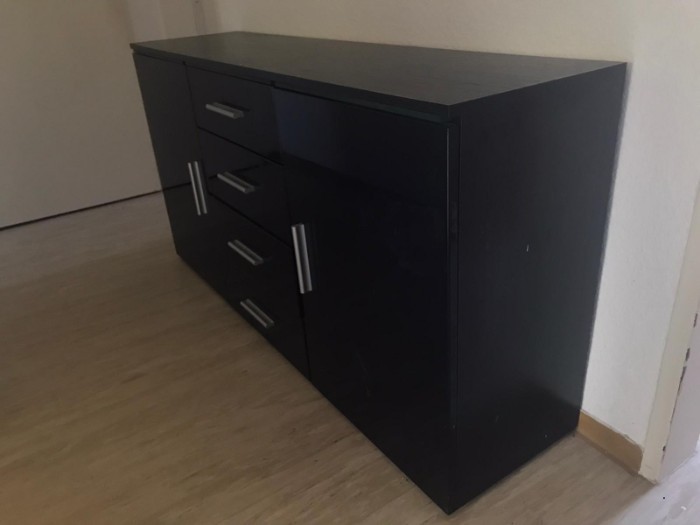 Schwarzes Sideboard in Top Zustand