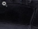 Chesterfield Couch Sofa schwarz Samt 4-Sitzer - Vorschaubild 1