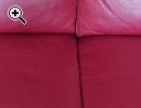 2 rote Ledersofas zu verschenken - Vorschaubild 1