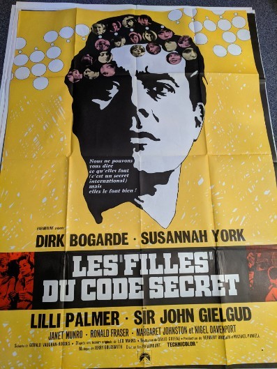 1968 Schweiz Gro Plakat Les Filles Lilli Palmer