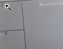 2 Sideboards lackweiss mit weisser Glasaufl. - Vorschaubild 2