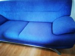 Blaues Sofa, guter Zustand