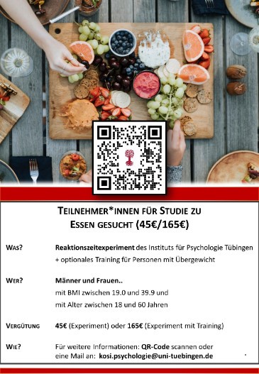 Frauen & Mnner fr Essverhaltensforschung gesucht
