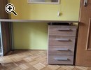 Jugendzimmer Cherry-Nachbildung, Glas vanillfarbig - Vorschaubild 1