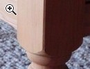 Couchtisch Pinie mit Glaspl. u. Schublade,60  VB - Vorschaubild 3