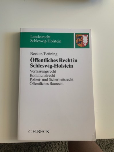 ffentliches Recht in Schleswig-Holstein