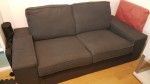 Sofa / Couch 2-Sitzer IKEA Kivik (anthrazit)