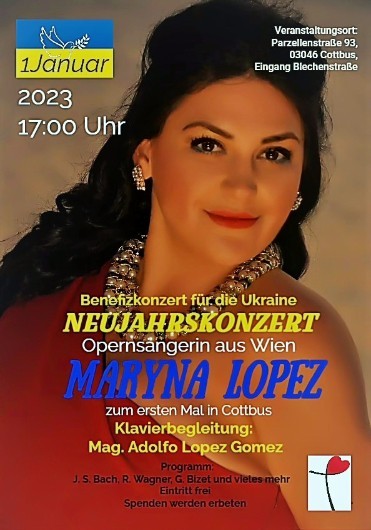 MARYNA LOPEZ aus Wien - Konzertabend in Cottbus